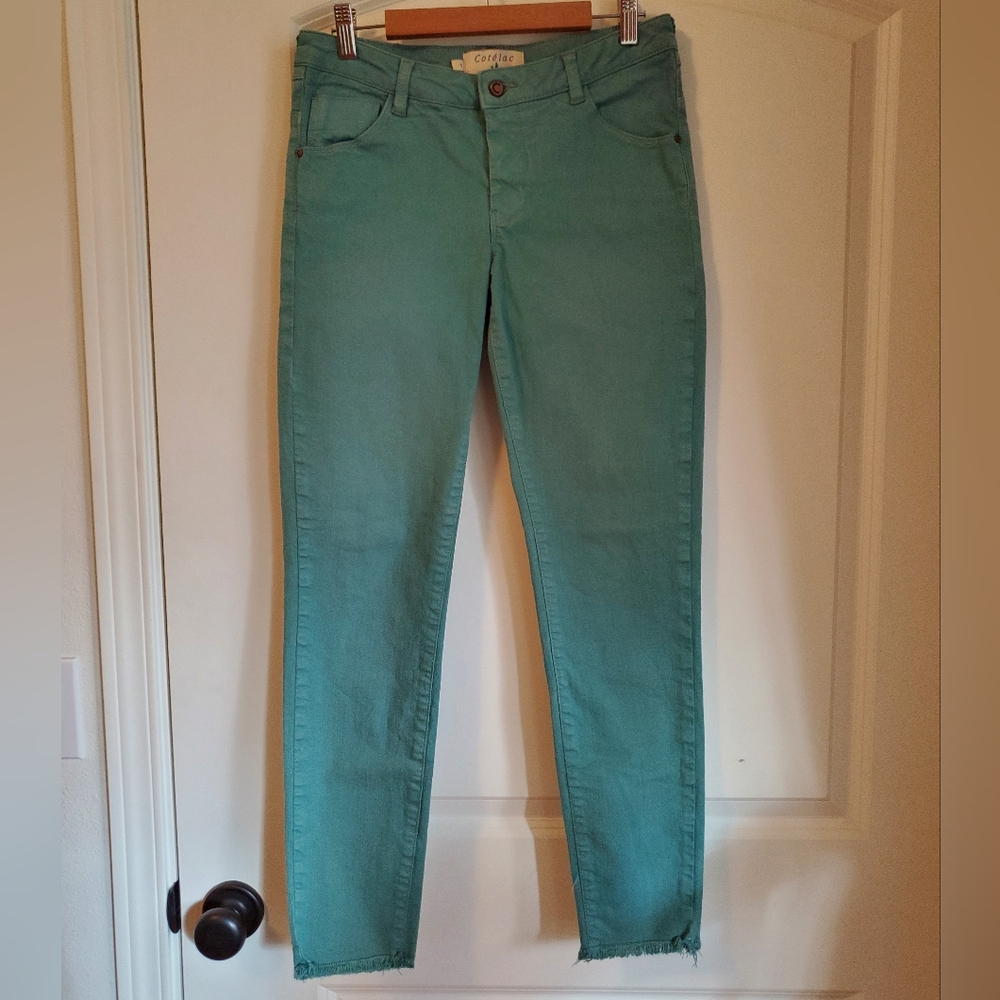 Cotelac brushed denim pants french